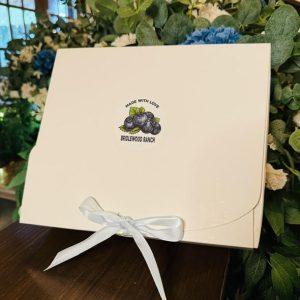 Blueberry gift box from Bridlewood ranch