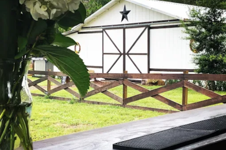 Open ceremony space at Bridlewood Ranch wedding venue