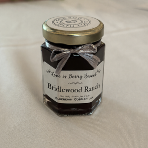 Blueberry cobbler jam from Bridlewood Ranch